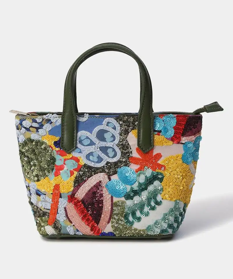 Multi sienna tote by label ritu kumar