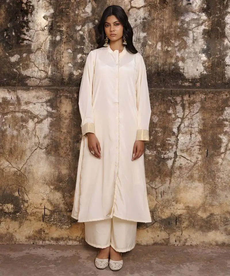 Ivory crepe co ord set