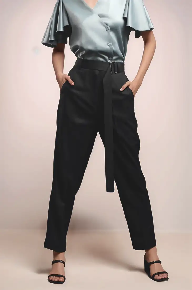 Black baggy pant