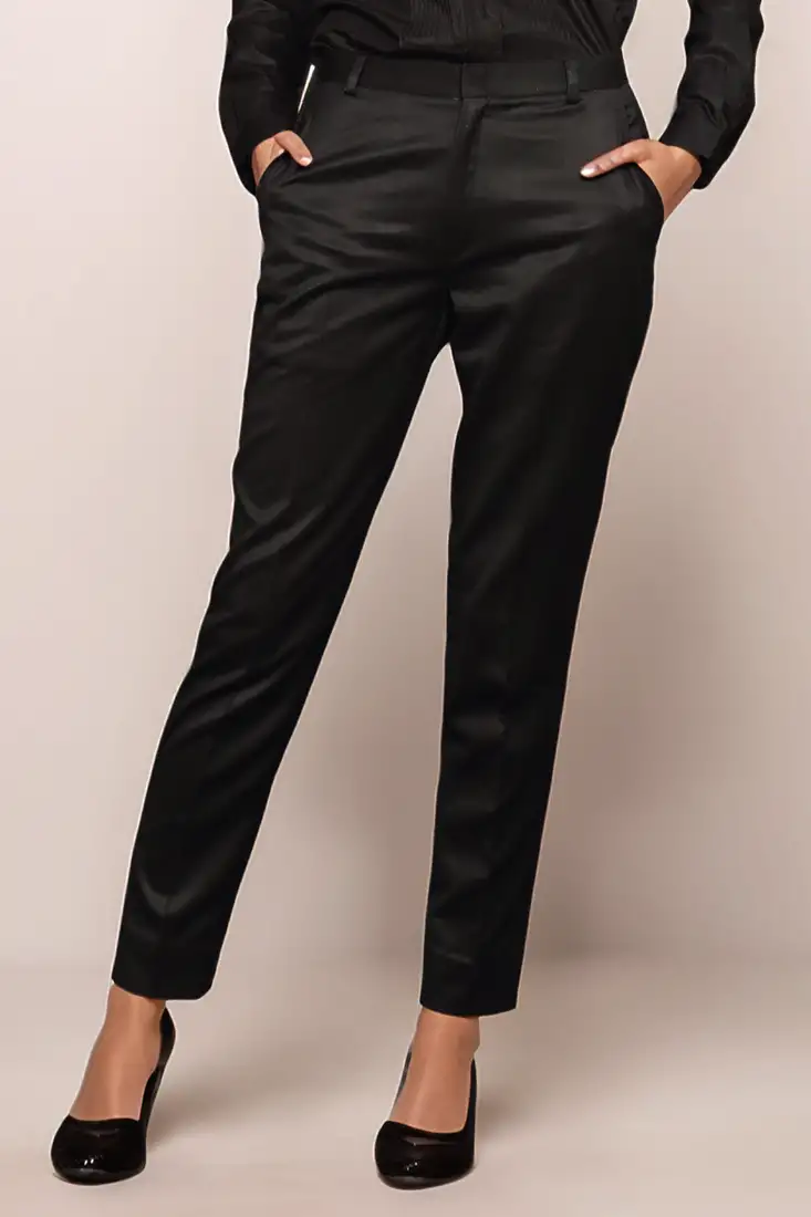 Black slim fit trouser
