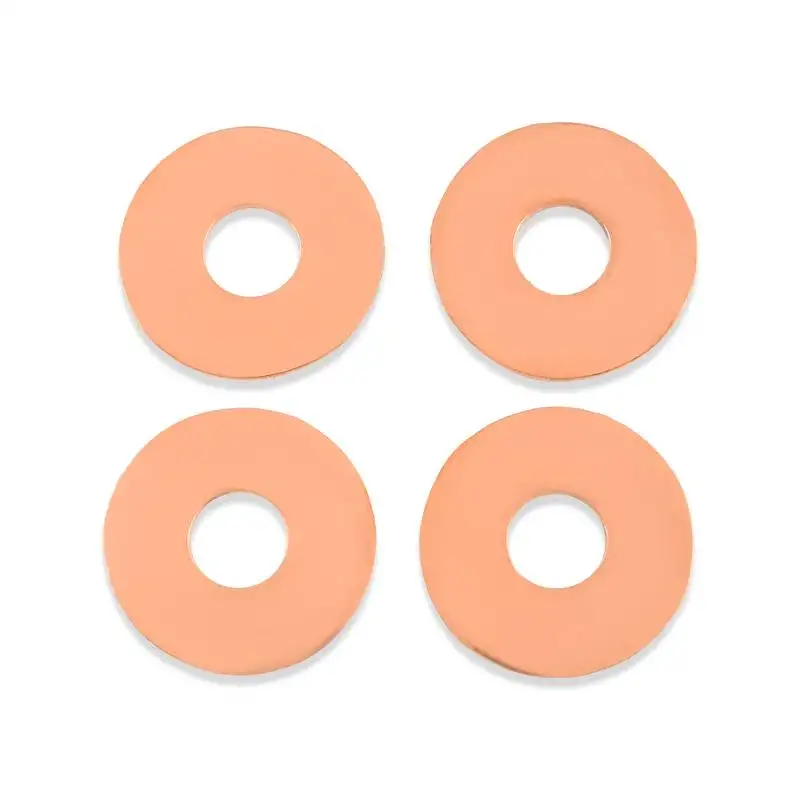Pure copper hole coins set of 4