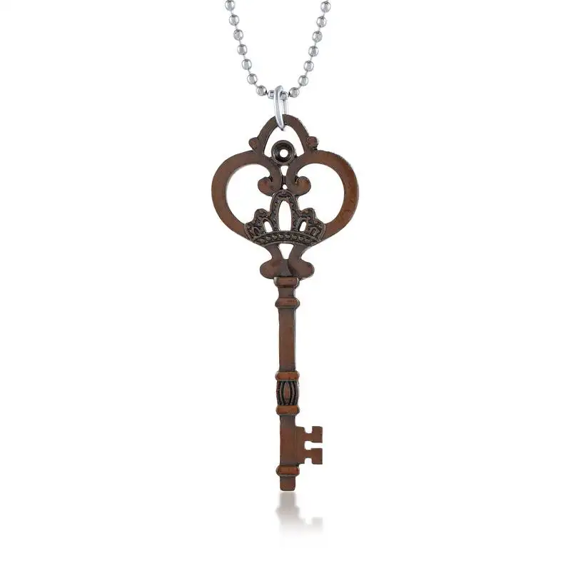 Copper key shaped pendant free size