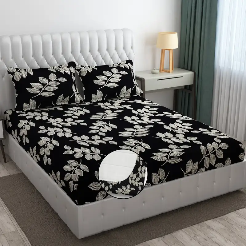 Grey jacquard handwork unstitched dress material