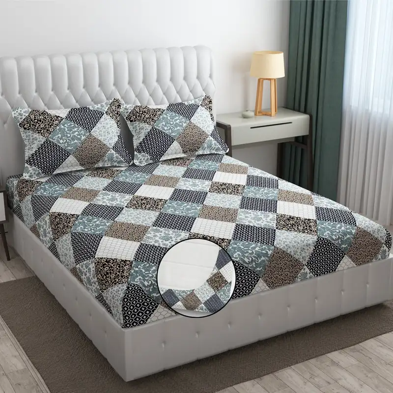 Yellow cotton handwork unstitched dress material