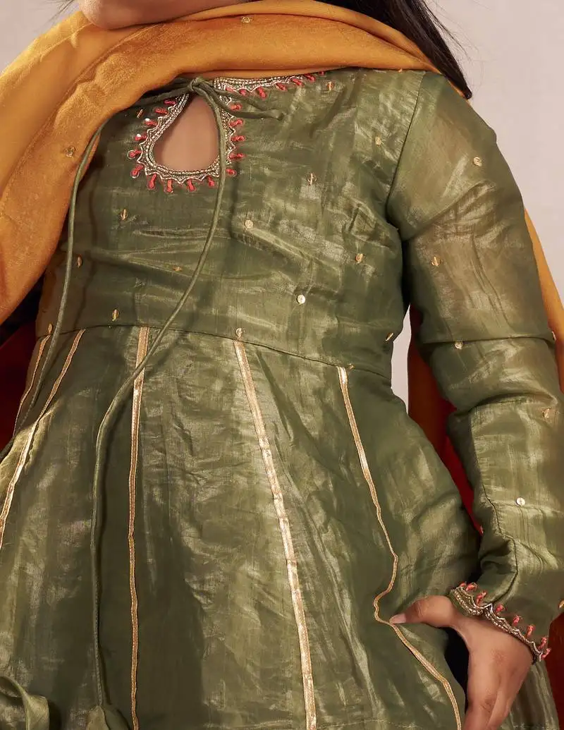 Olive punjabi set