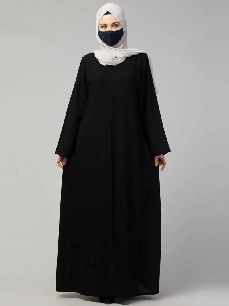 Abaya with extra panels to style differently