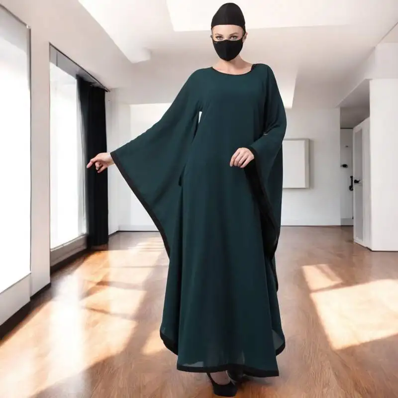 Bashariya-modest abaya dress with unique cut & pattern