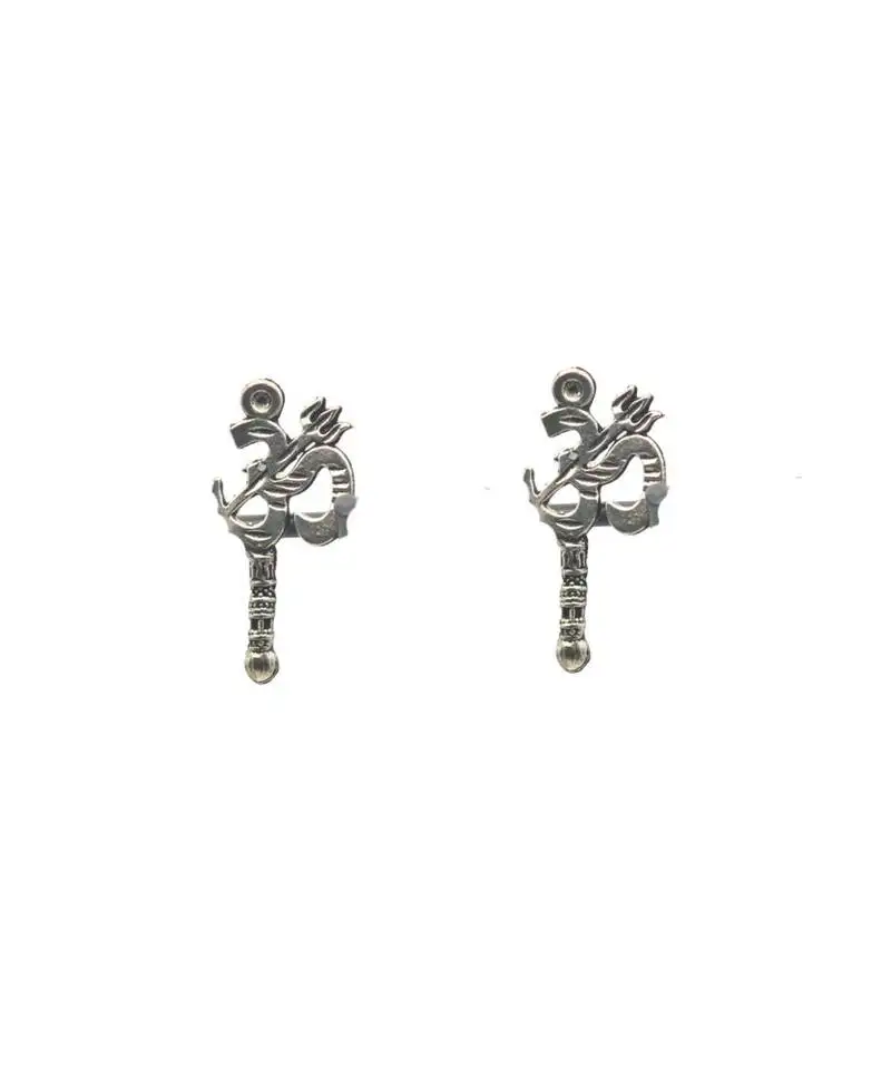 Divine om trishul earrings a sacred symbol of spiritual the unique design that can be worn daily