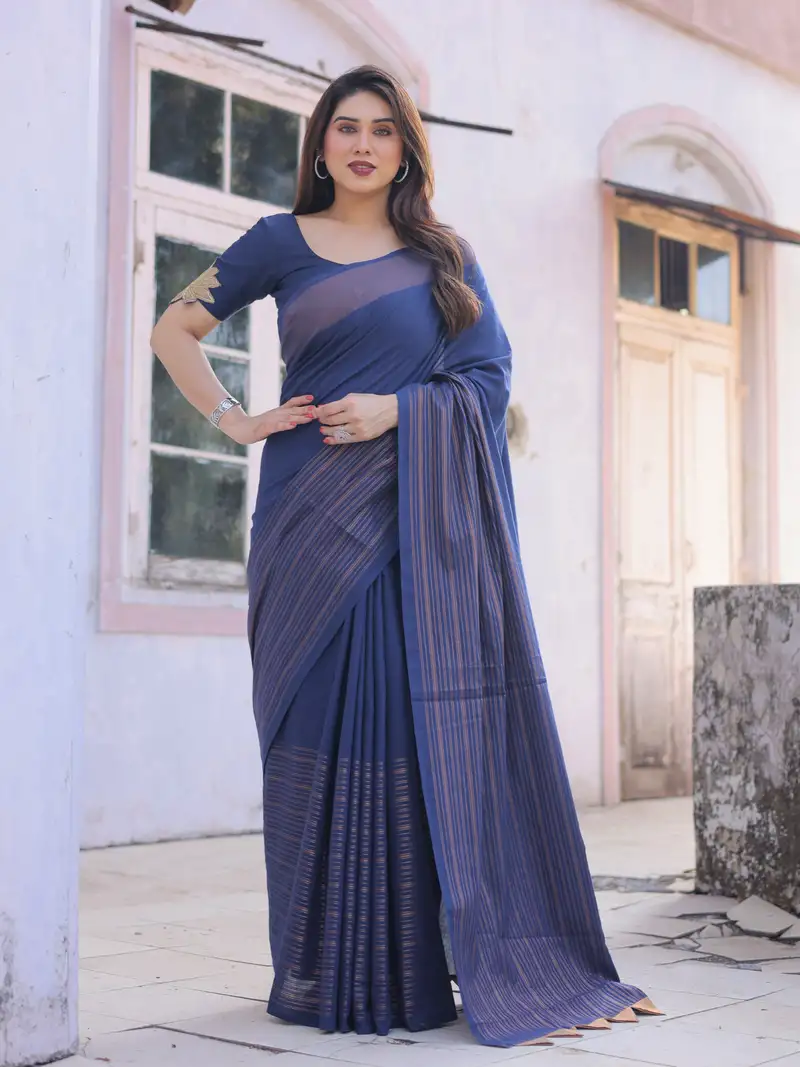 Light-pink cotton embroidered kurta with pant and dupatta