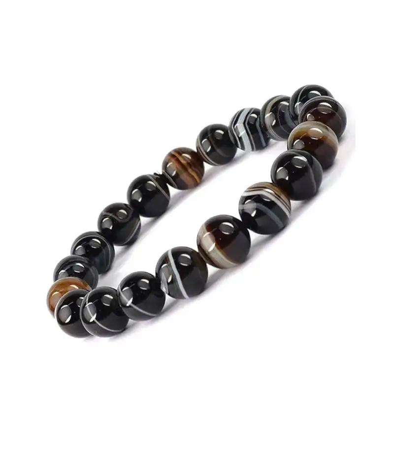 Sulemani hakik crystal bracelet beads unique removes negative energy & stress, boosts self confidence