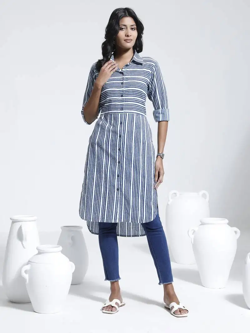 Women's indigo blue kurta