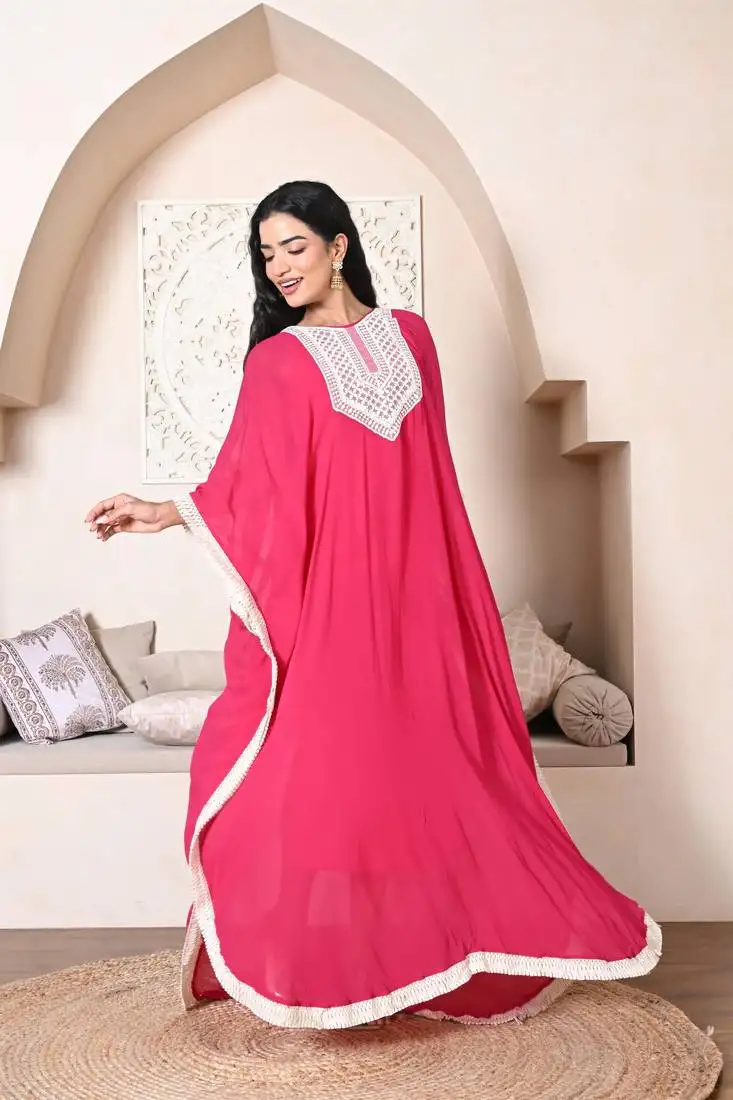 Pink kaftan set