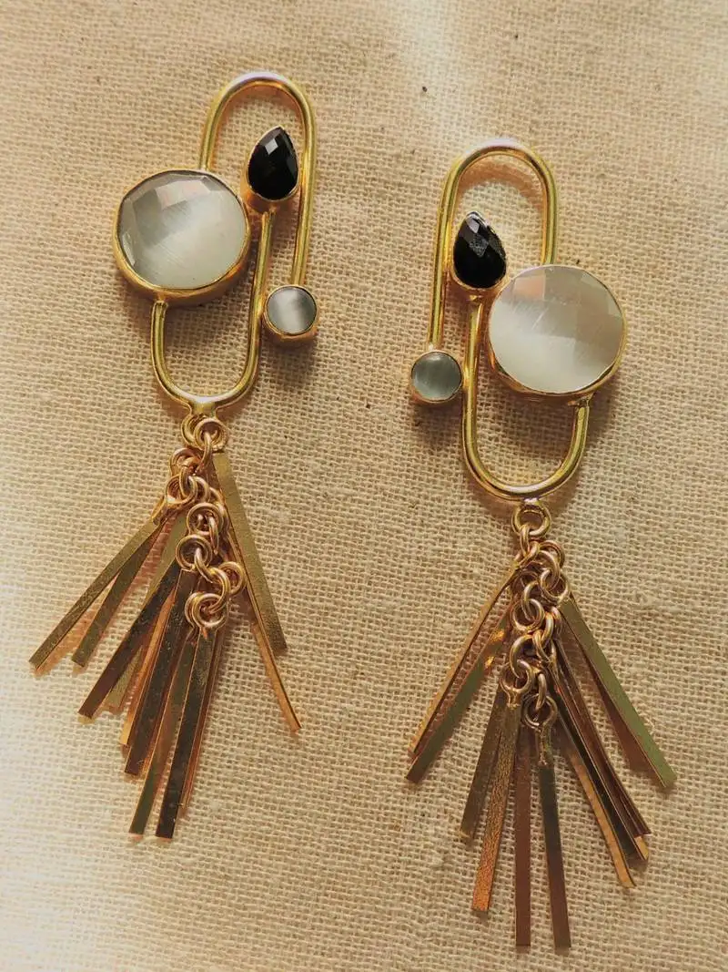 Indo-western charms statement earring