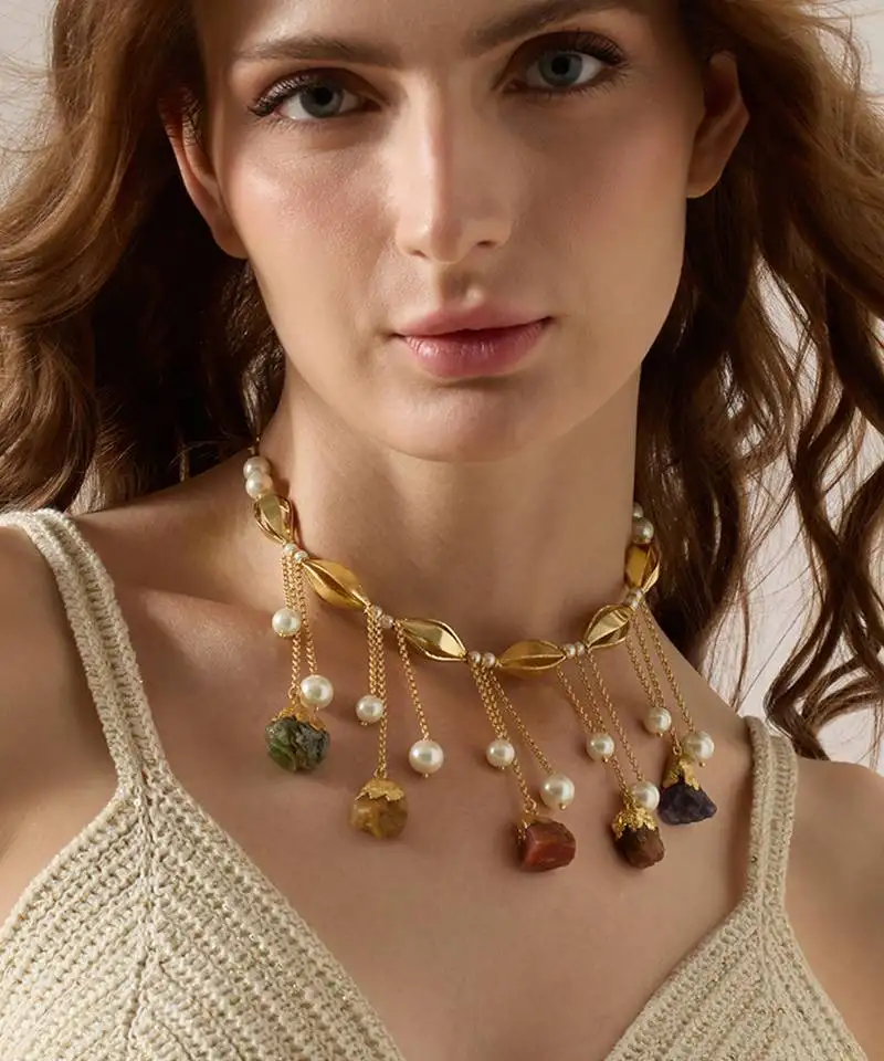 Multicolor zenyra necklace