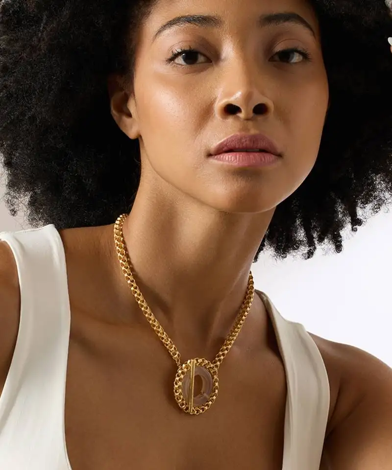 Pink seraphae necklace