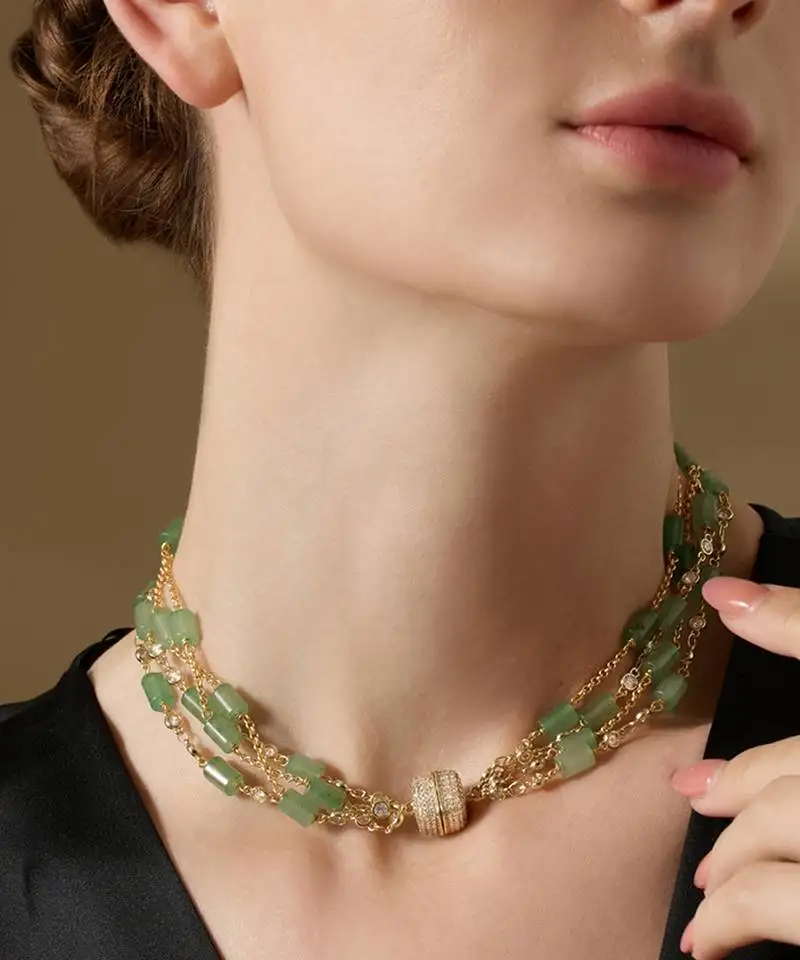 Green junara necklace