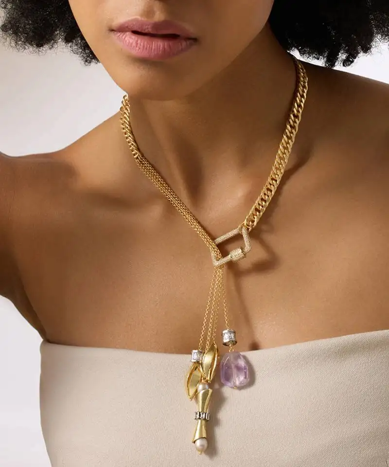 Multicolor solvanna necklace