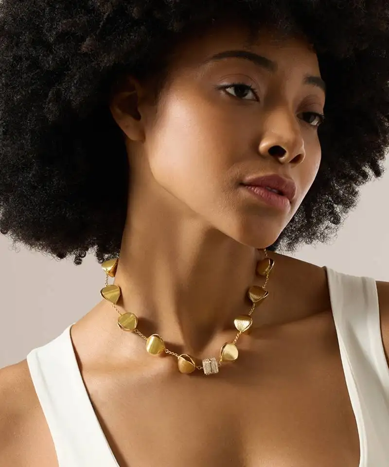 Gold doreya necklace