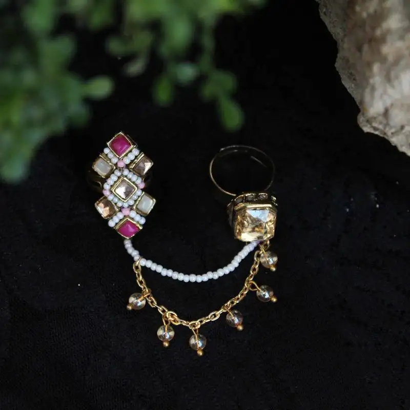 Champere cocktail ring