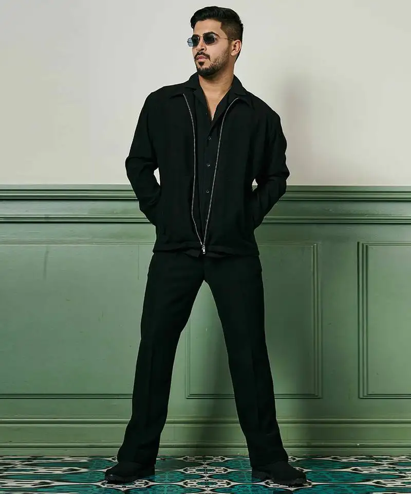 Black lachka knitted co-ord set