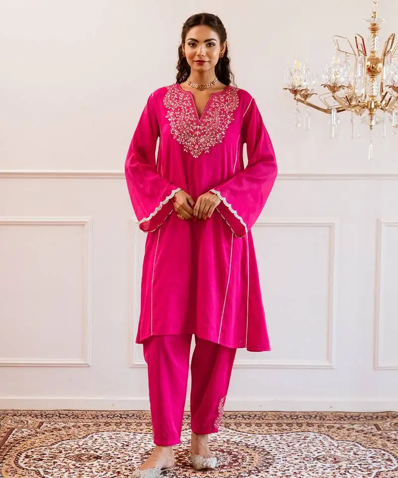 Rani anti fit anarkali suit set