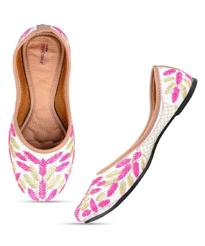 Pink leaves flats