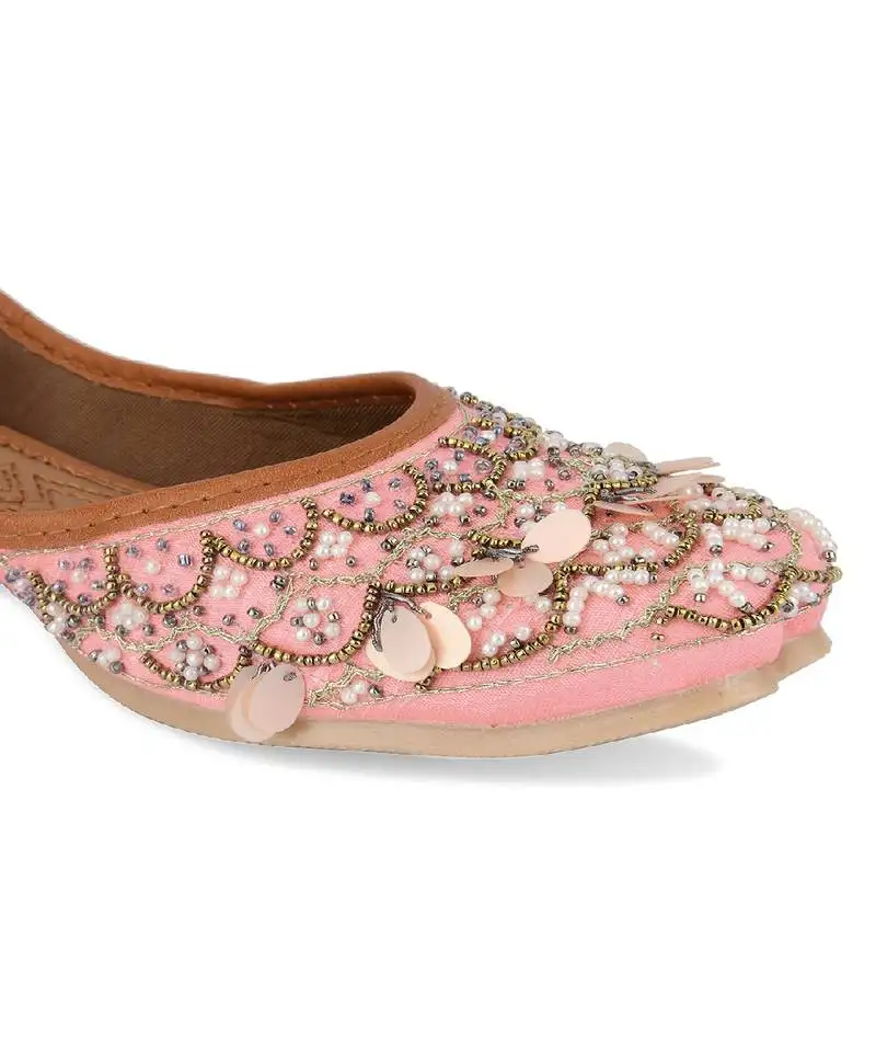Pink sitara flats