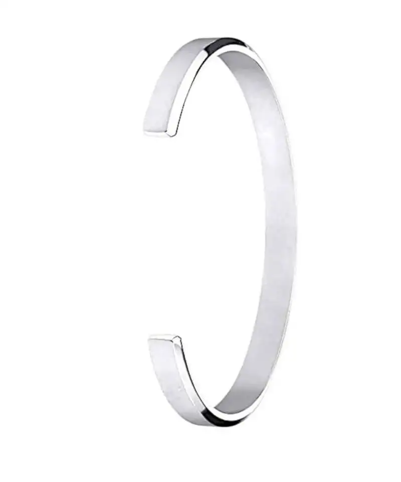 Stainless steel openable crystal cuff bracelet latest stylish adjustable bangle bracelet for women