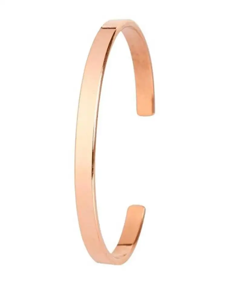 Pure copper tamba kada classic design open kada bracelet for men and women fashion
