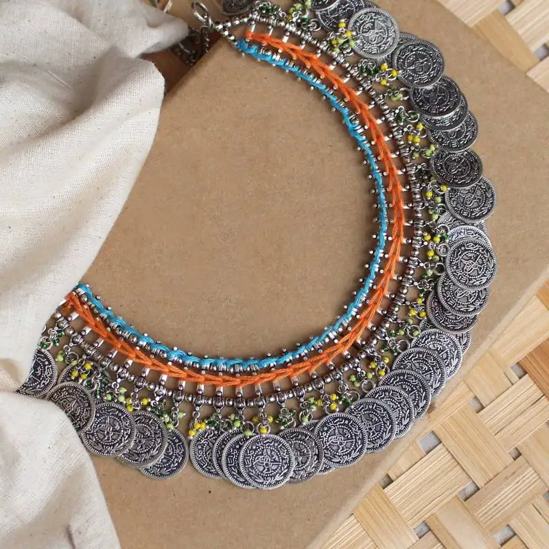 Sada bahar coin necklace