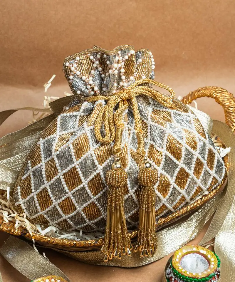 Silver cruzado gold nayaab by sonia