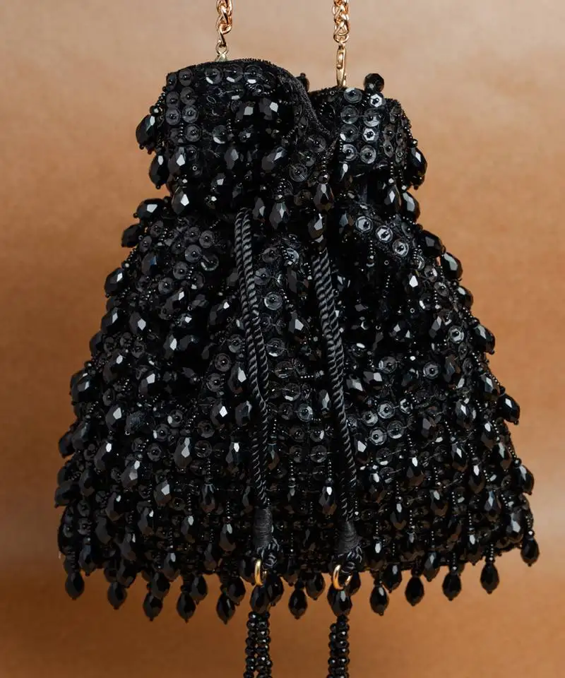 Black pristine crystalline noir nayaab by sonia