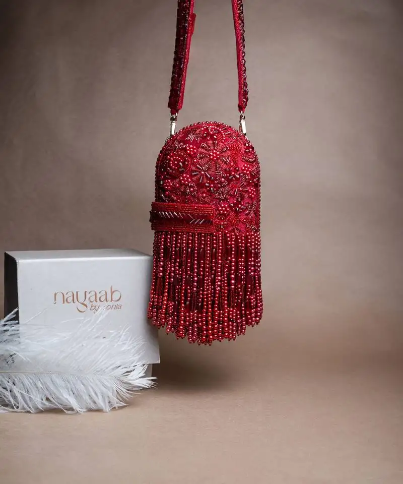 Red damsel red nayaab by sonia