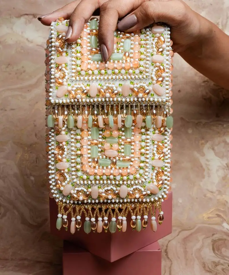 Multicolor rani boite elegance nayaab by sonia