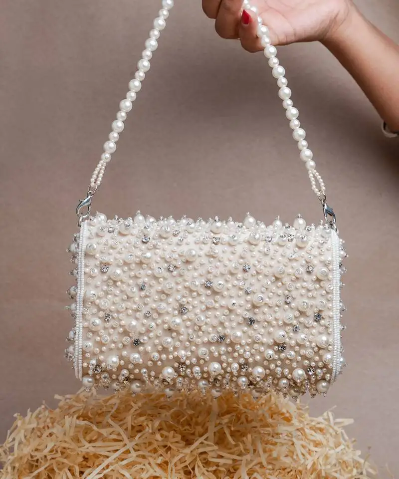 Ivory pearl cluster kasse ash nayaab by sonia