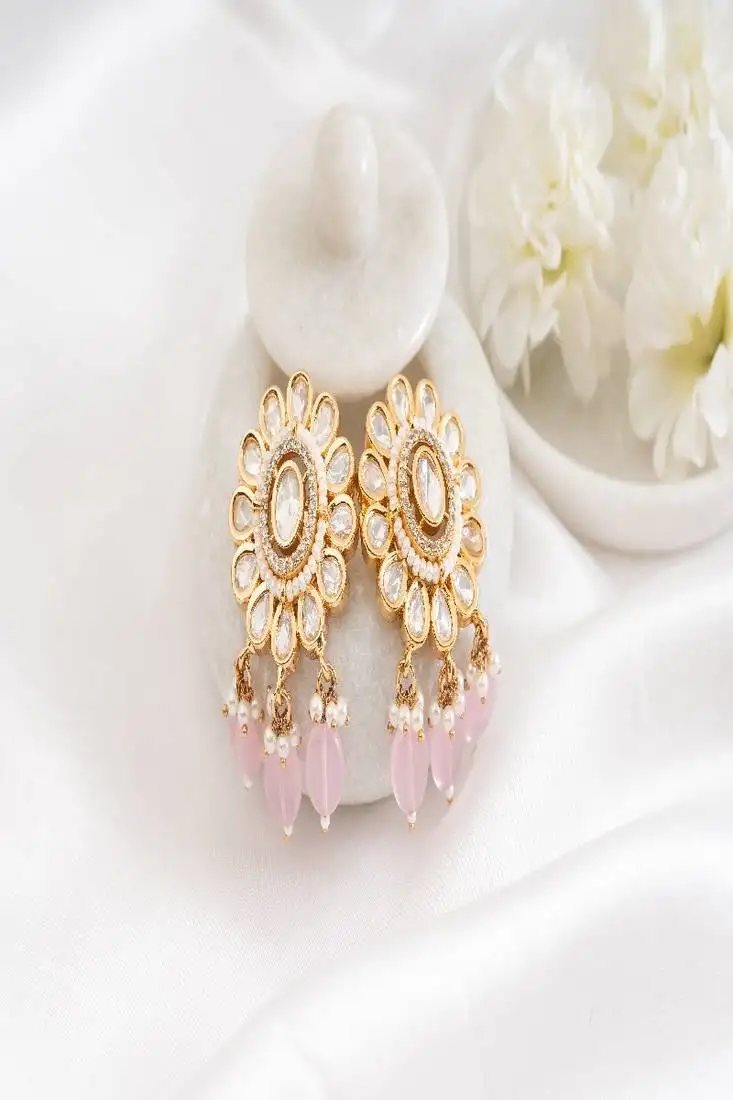 Pastel polki earring