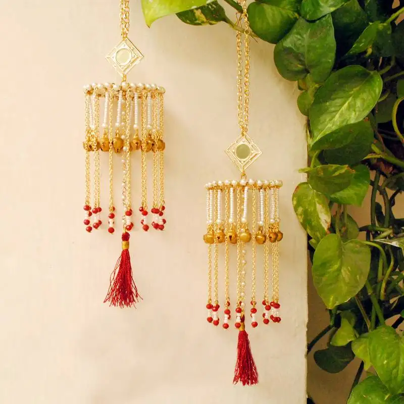 Ghunghroo and tassel mini kaleera red