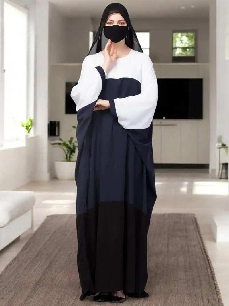 Multi color abaya kaftan in free size