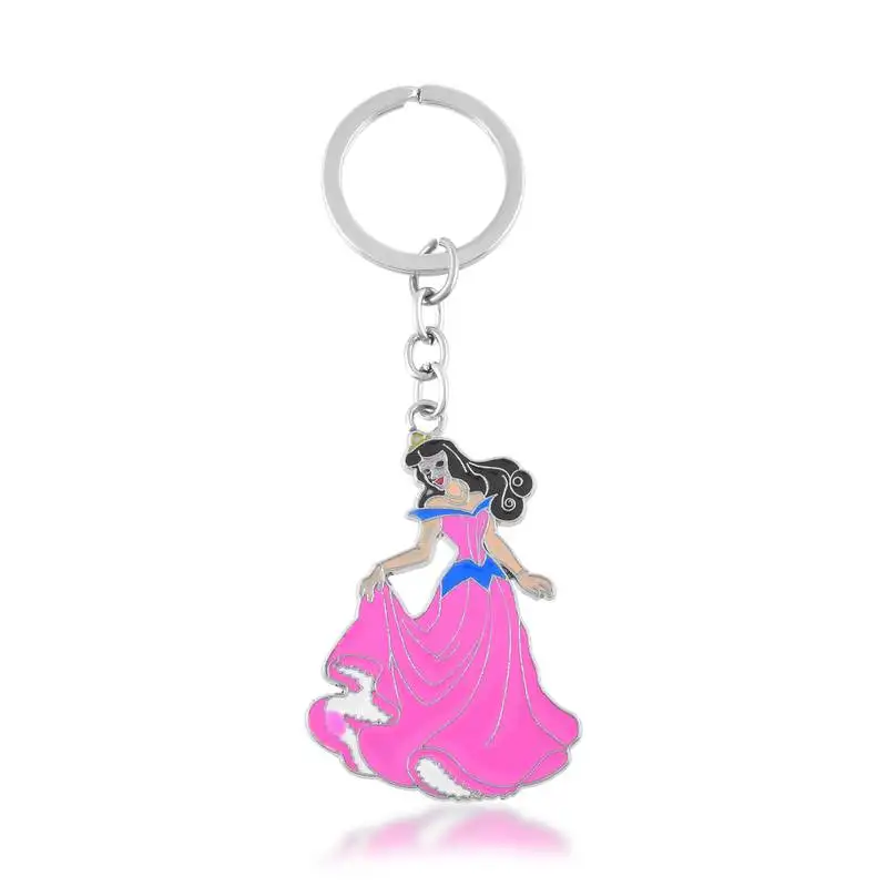 Stainless steel disney princess kyechain for girls
