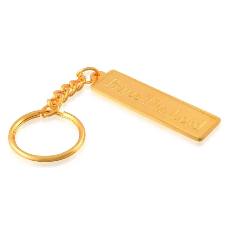 Brass gold spiritual keyring latest keychain