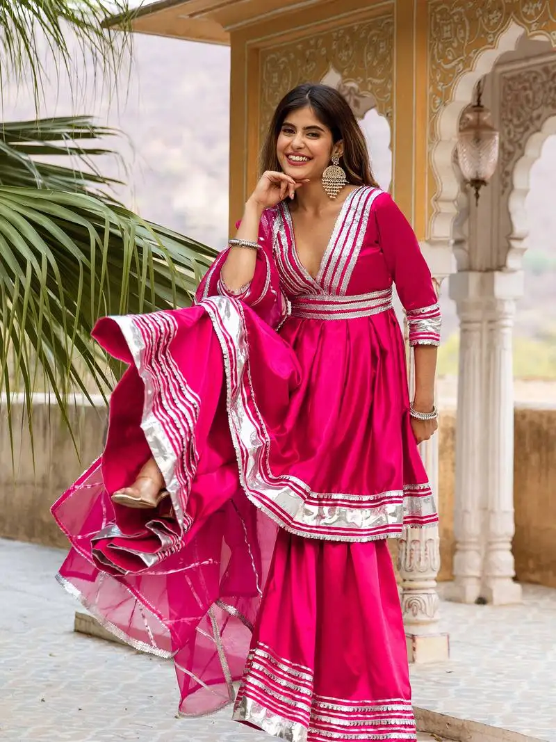 Anya-pink-gotta-patti-satin-sharara-suit-set
