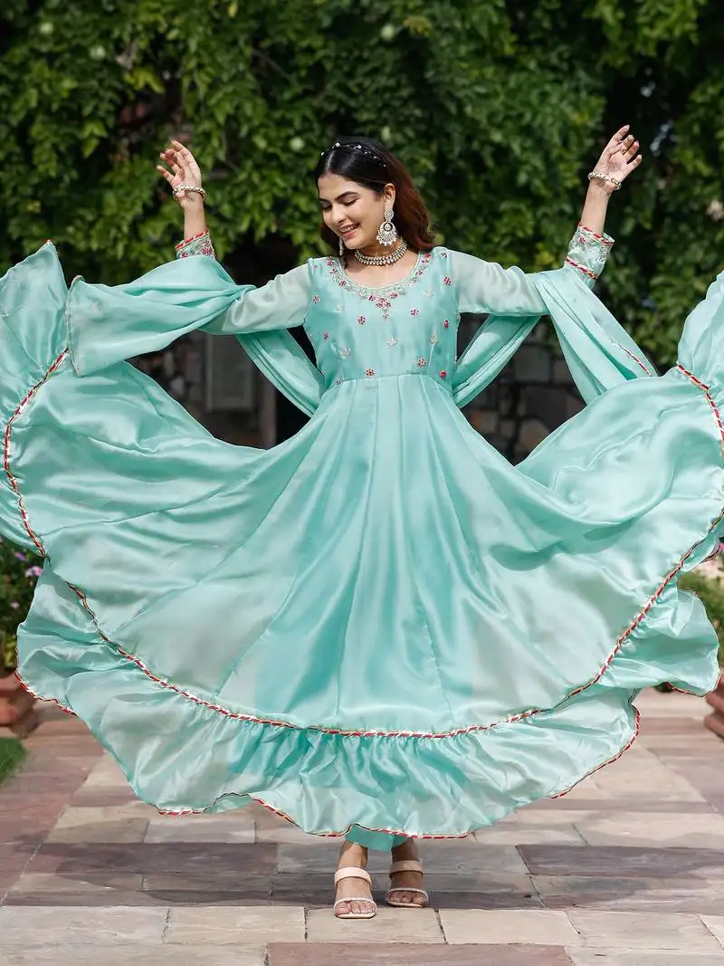 Blue-zardosi-work-chiffon-anarkali-suit-set
