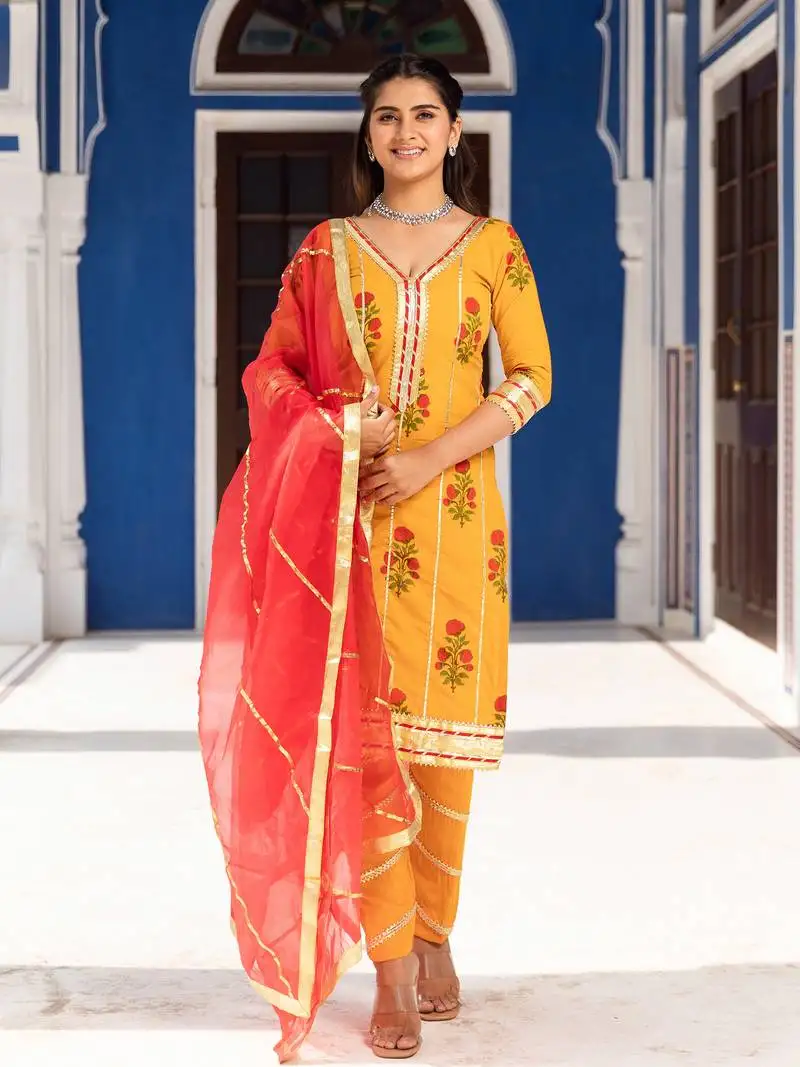 Kriti-hand-block-straight-suit-set-with-gota-work