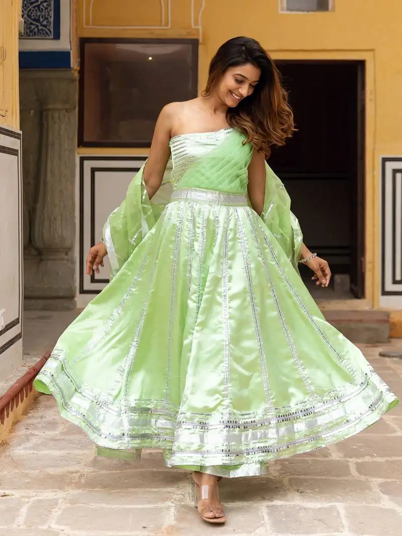 Alia-green-satin-anarkali-suit-set