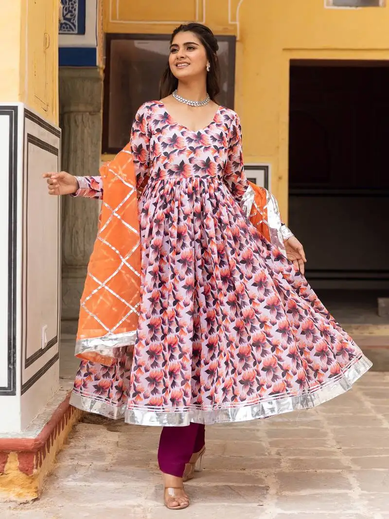 Ibadat-georgette-anarkali-suit-set