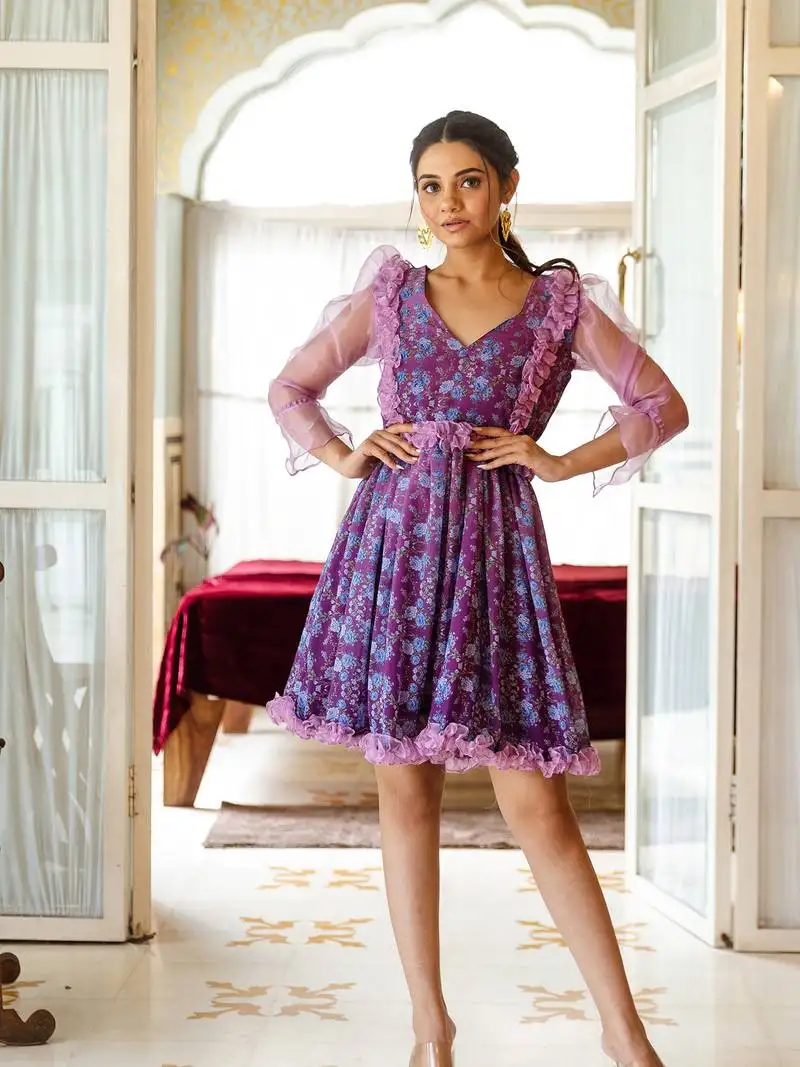 Iris-floral-frill-mini-dress