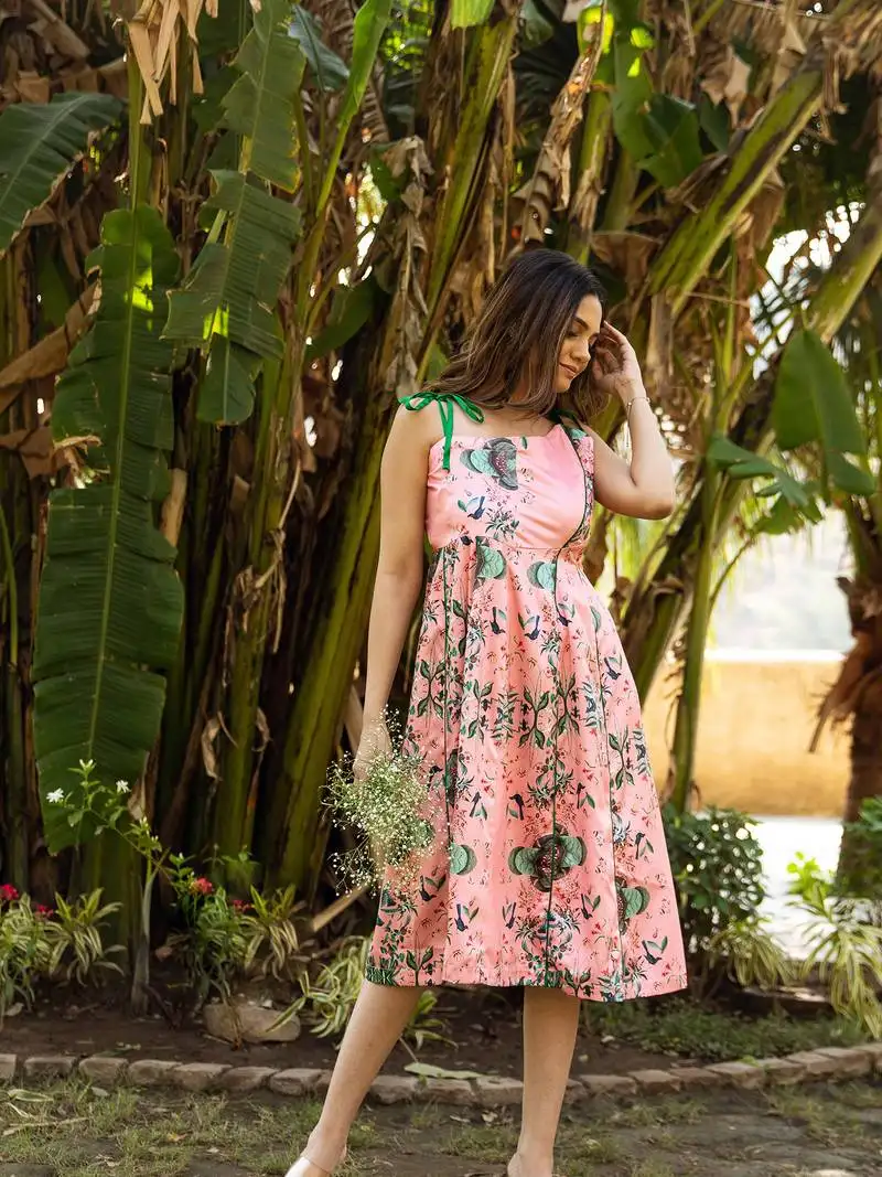 Ruhi-pink-satin-floral-dress