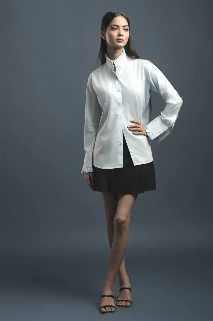 Sky blue classy shirt