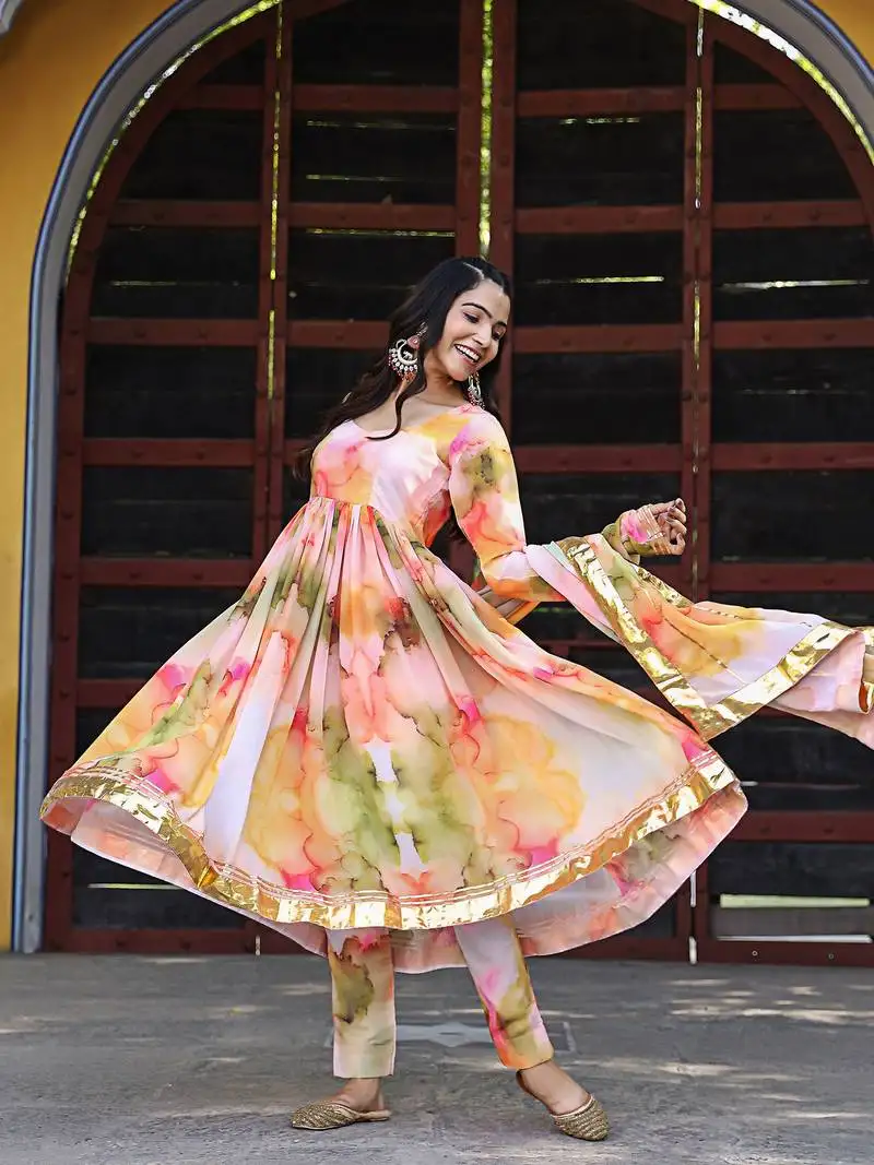 Tie-dye-anarkali-suit-set