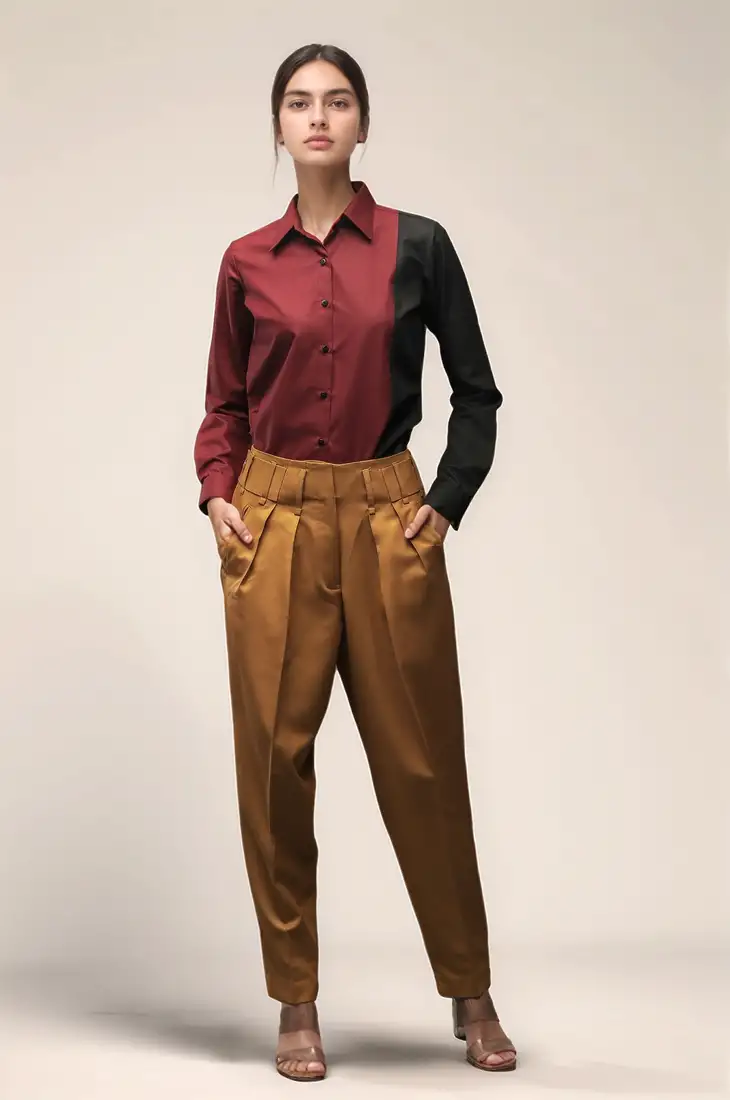 Mint organza embroidered unstitched dress material